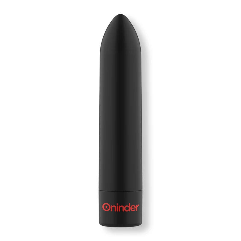 Oninder - berlin bullet vibrator black 9 modes 8.5 x 2 cm - free app 4