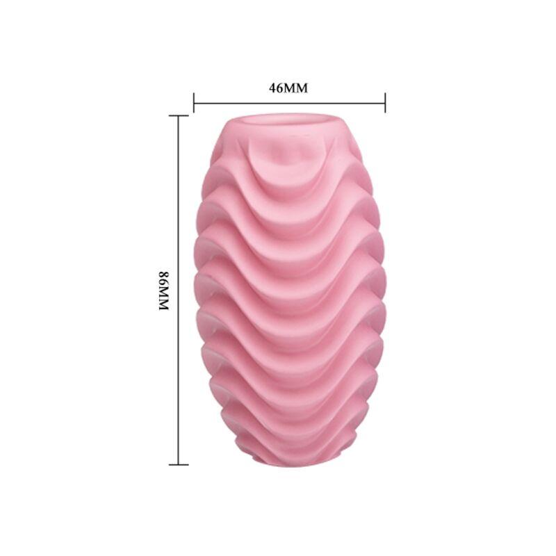 Pretty Love - Pink Double Sided Masturbator Egg 3