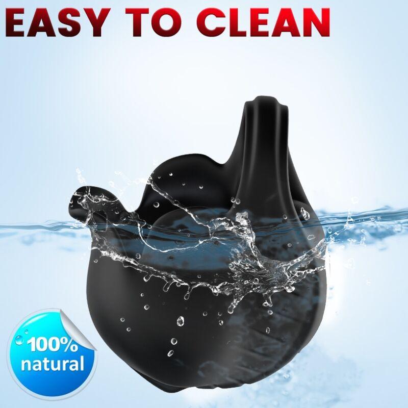 Armony - Cupping Vibrator Ring Remote Control Black 2