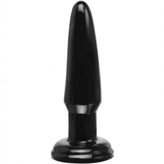 Basix Rubber Works Mini Butt Plug Black 9 Cm