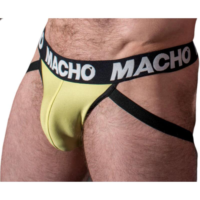 Macho - Mx25a Jock Lycra Yellow S