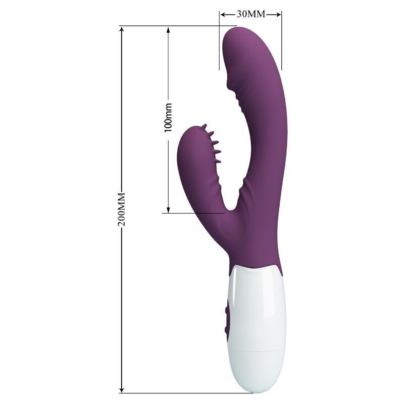 Pretty Love - Andre Rabbit Vibrator & G-Point Stimulator Purple 6