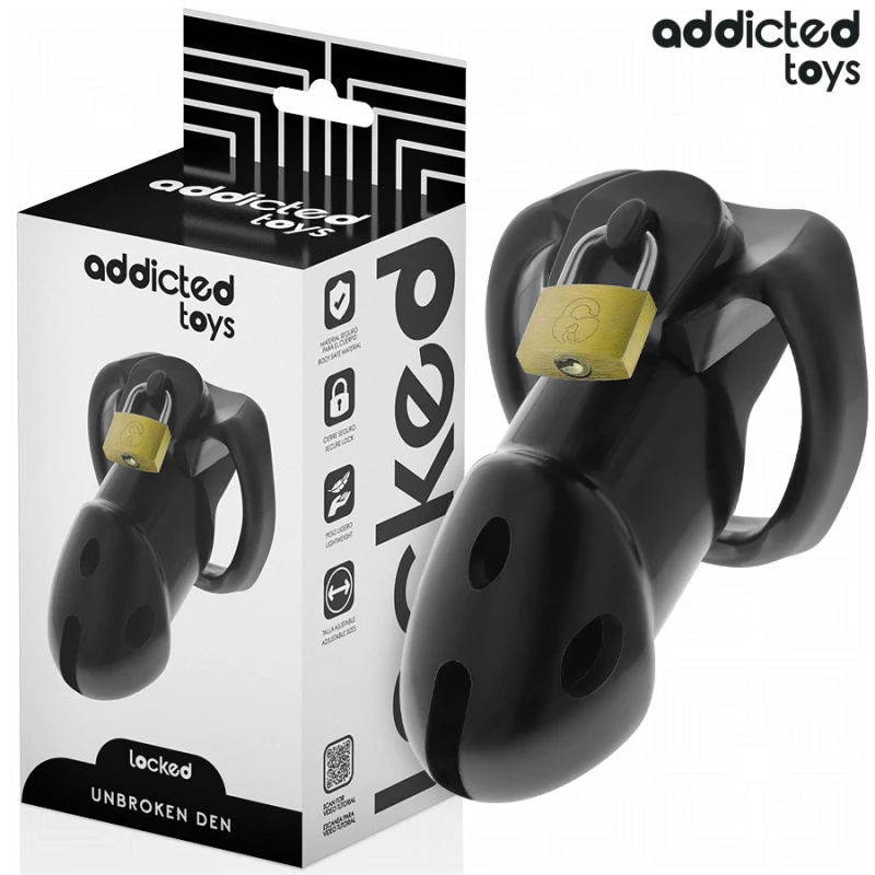 Addicted toys locked - unbroken den penis cage 9.8 cm