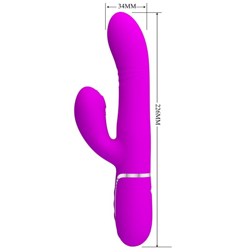 Pretty love - multifunction g-spot vibrator fuchsia 1
