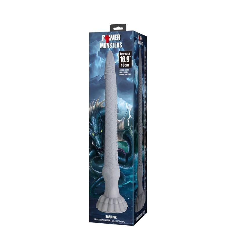 Power monsters - basilisk fantasy silicone dildo 43 cm Ø 5 cm 1