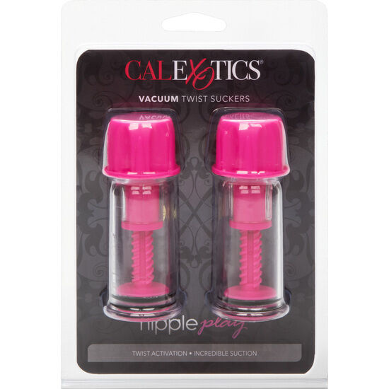 Calexotics - vaccum twist pink nipple suction cup 1