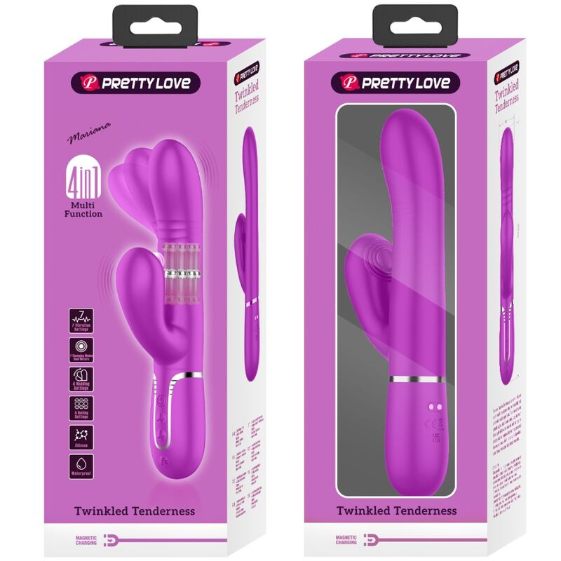 Pretty love - multifunction g-spot vibrator fuchsia 3