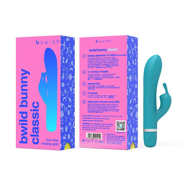B Swish - Bwild Classic Bunny Rabbit Vibrator Jade - Vibrátor 8