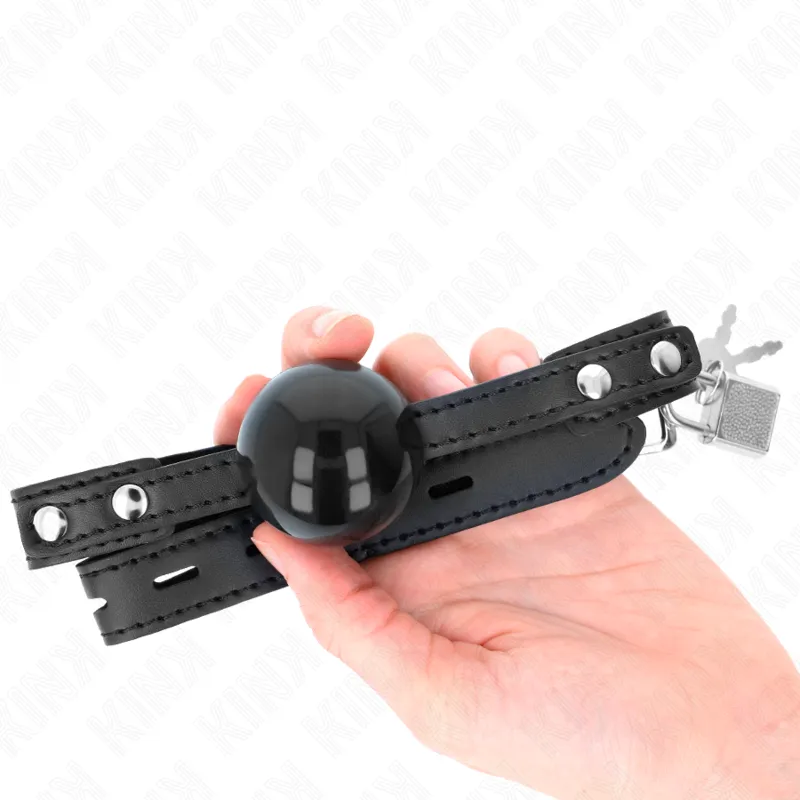 Kink - Soft Tpe Ball 4 Cm Gag Model 3 60 X 2 Cm Adjustable 37-52 Cm 3