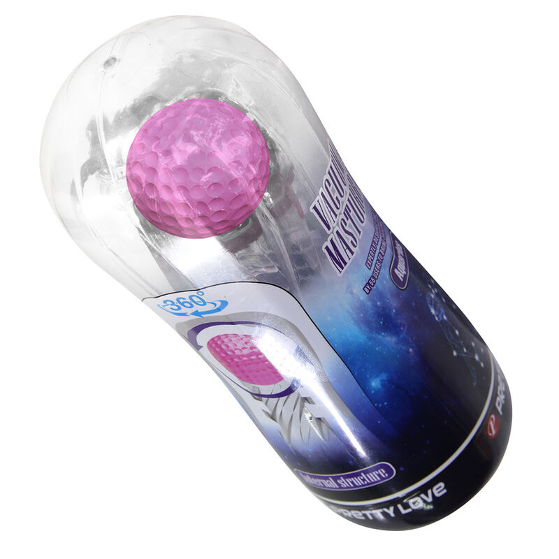 Pretty love - 360º textured masturbation cup clear 1