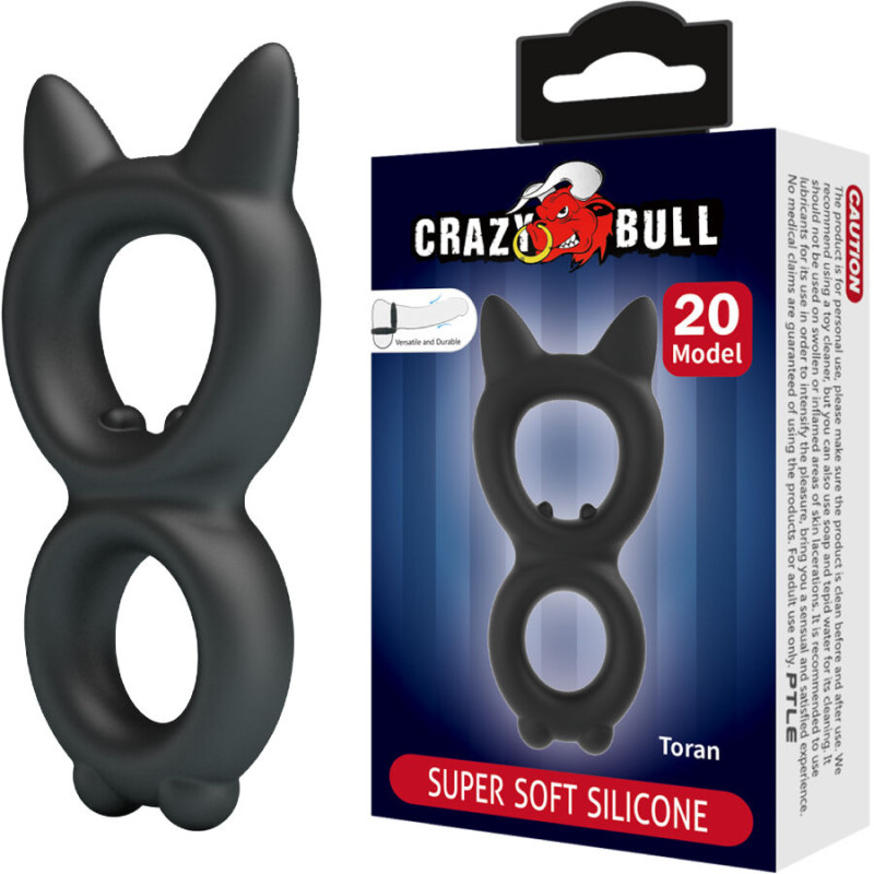Crazy bull - toran double silicone ring model 20