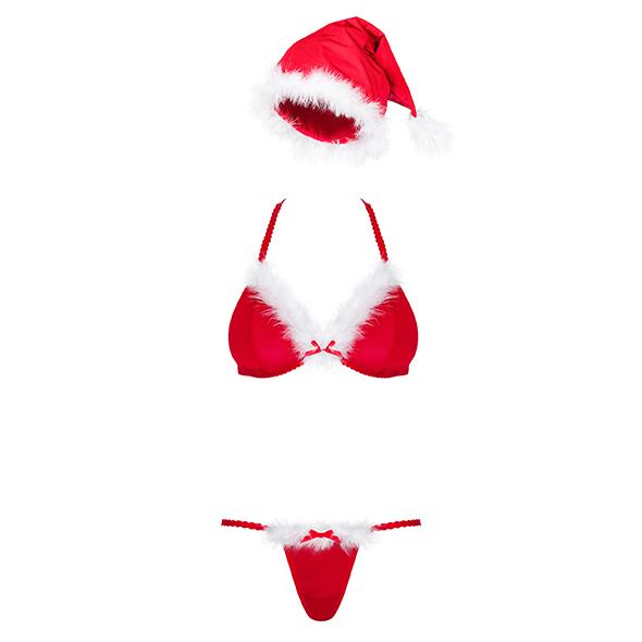 Obsessive - Santastic Sexy Christmas Costume For Women Red S/M 8