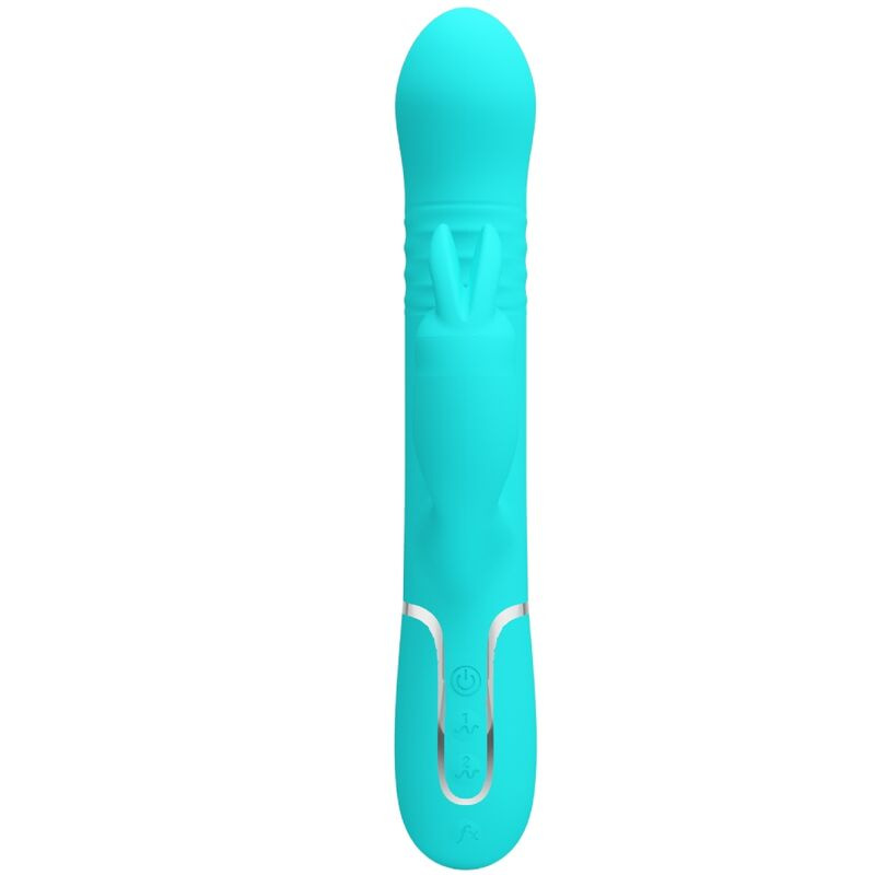 Pretty love - coale rabbit vibrator pearls aqua green 1