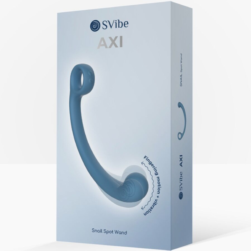 Snail vibe - axi vibrating massage wand blue 5