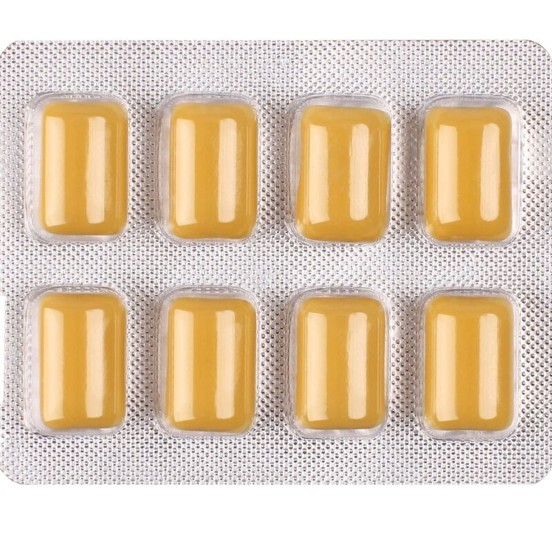 Wug on - functional caffeine & guarana gum mint & vanilla flavour blister 8 pcs 2