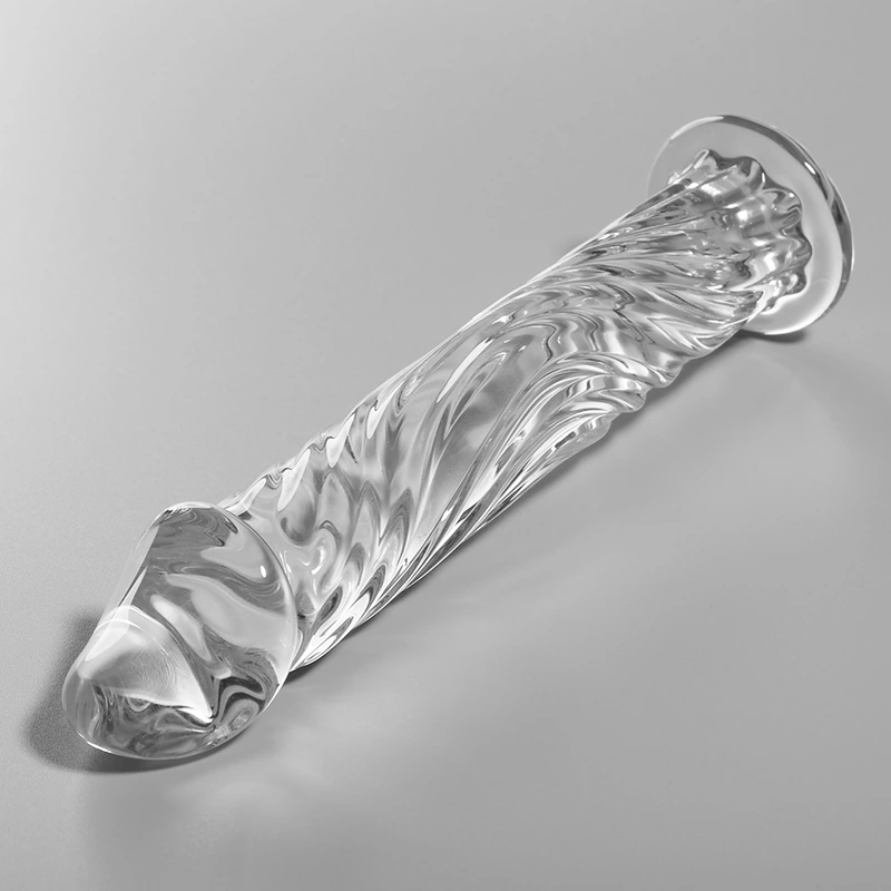 Nebula series by ibiza - model 12 dildo borosilicate glass clear 17 cm -o- 3.5 cm 1