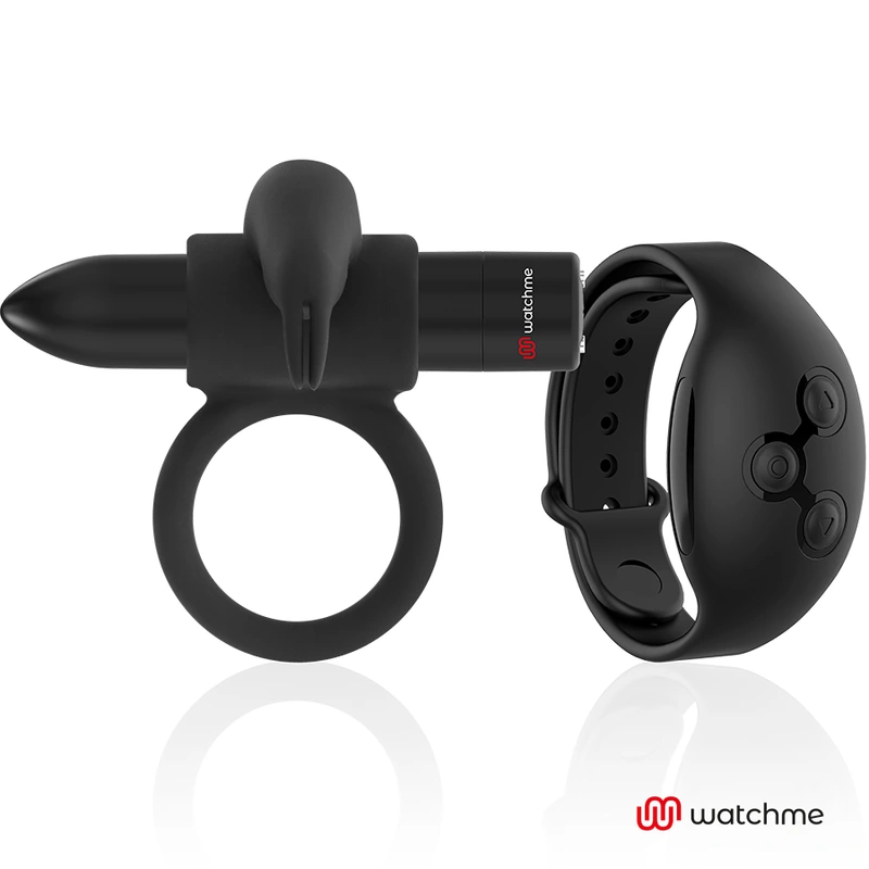 Black&silver - burton remote control cockring watchme