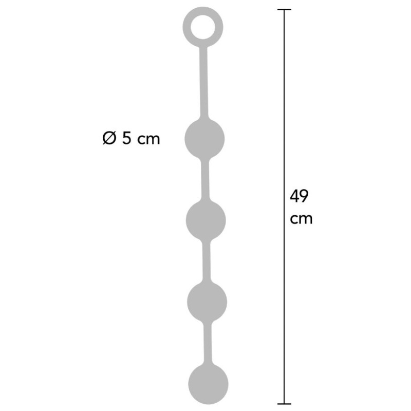 Hidden desire - extreme heavy anal balls extra large 3