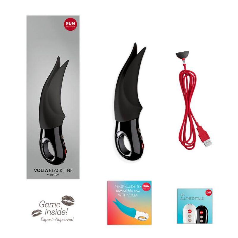 Fun Factory - Volta Clitoral Vibrator Black Line 10