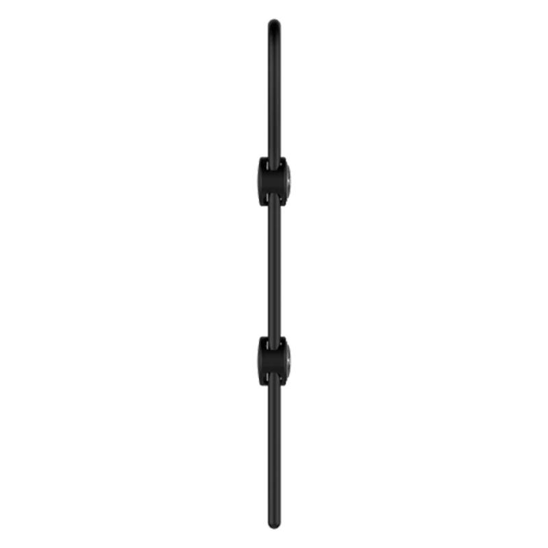 Nexus - Forge Double Adjustable Lasso Silicone Cock Ring Black 3