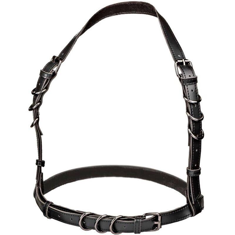 California Exotics - Euphoria Halter Buckle Harness Black