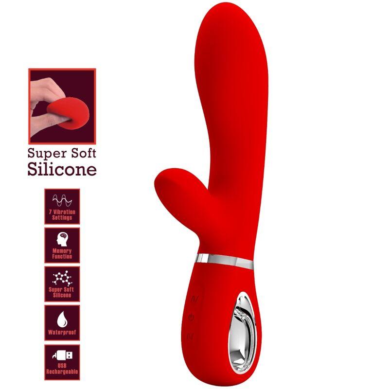 Pretty Love - Thomas Multifunction G-Spot Vibrator Red