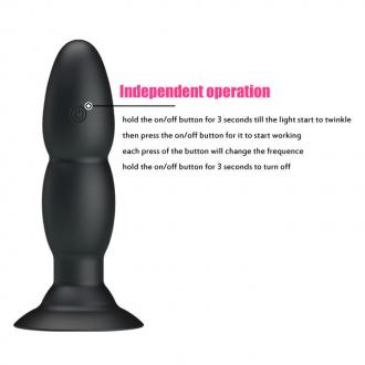 Pretty Love Plug With Vibrator And Rotation Functions By Rem