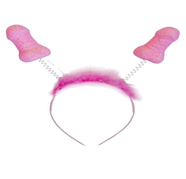 Diablo picante - 6 units pito pink glitter antennas