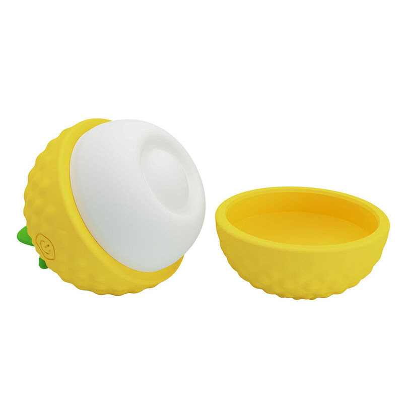 Pretty love - rechargeable suction and thrusting clitoral stimulator yellow 3
