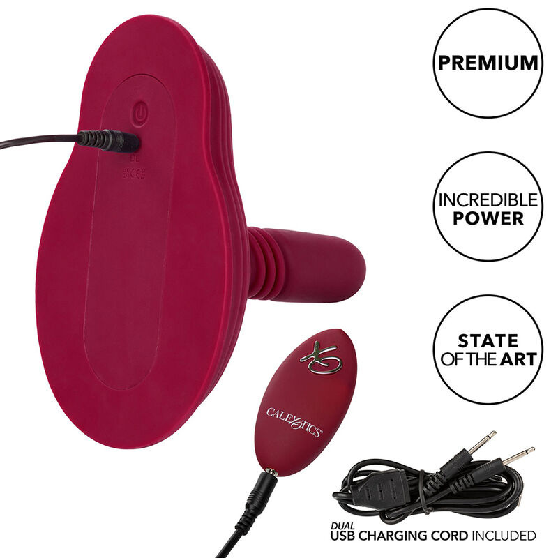 Calexotics - rider massager double motor remote control red 13