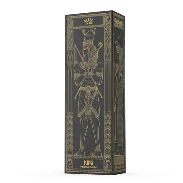 Zalo - King Vibrating Thruster Wine Red - Vibrátor 13