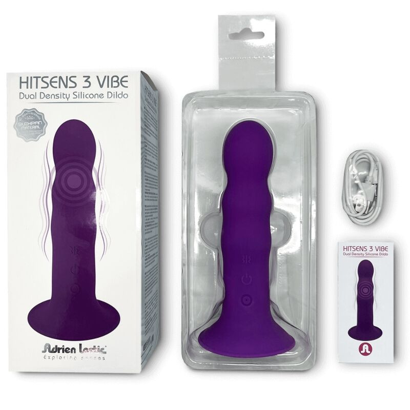 Adrien lastic - hitsens vibe 3 silicone dildo violet 3