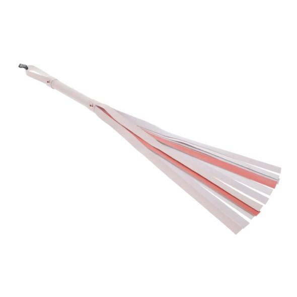 Sportsheets - S&M Peaches ‘N Creame Stripe Flogger Cream & Orange