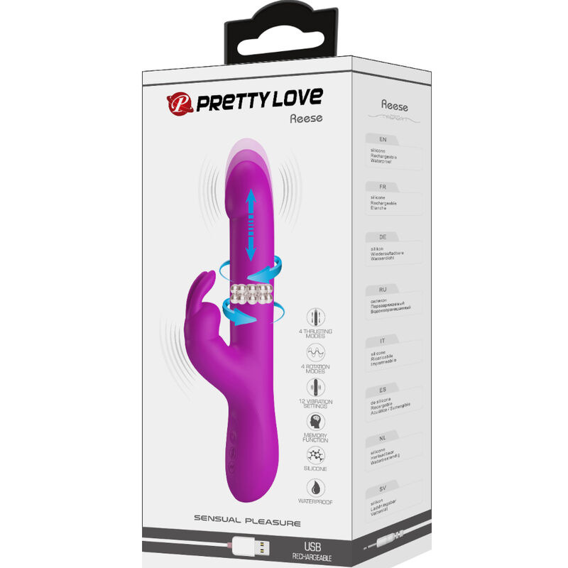 Pretty love - reese vibrator with purple rotation 9