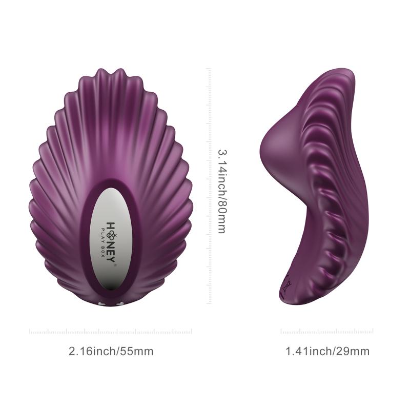 Honeyplaybox - Pearl App-Controlled Magnetic Panty Vibrator Purple