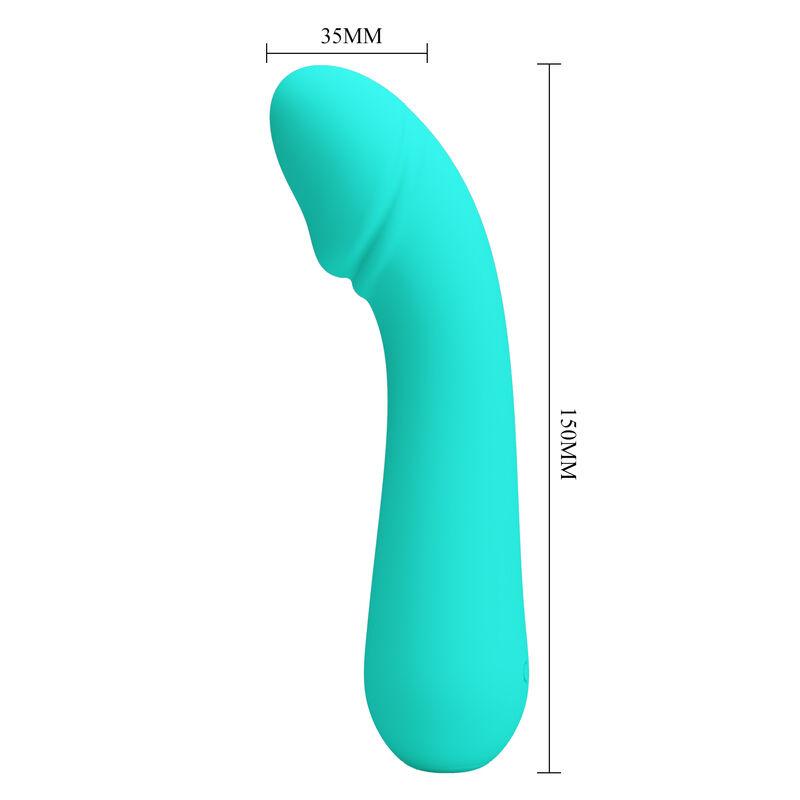 Pretty Love - Cetus Rechargeable Vibrator Aqua Green 5