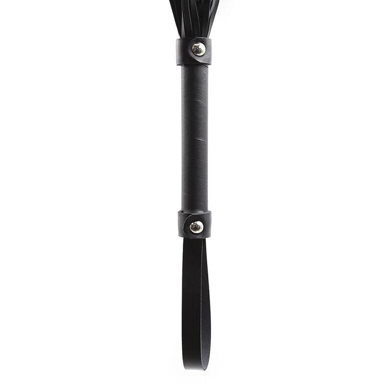 Ohmama Fetish Silver Rivet Flogger 6