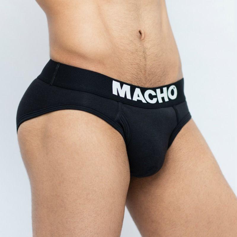 MACHO - MC126 UNDERWEAR BLACK SIZE L