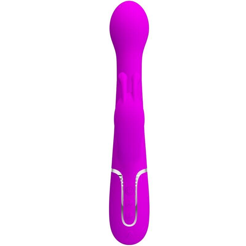 Pretty Love - Dejon Rabbit Vibrator 3 In 1 Multifunction Violet 1