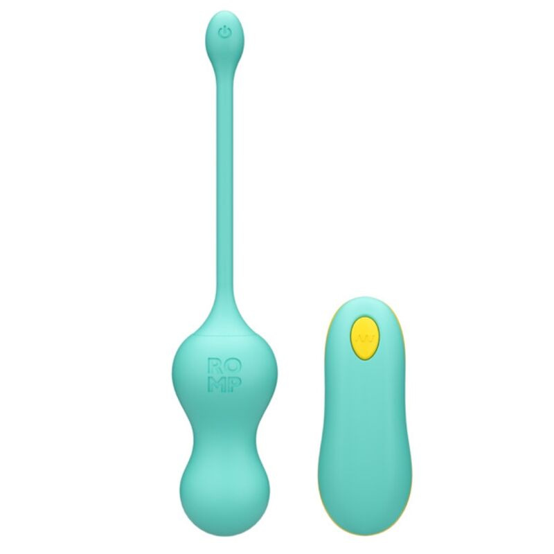 Romp - cello multifunction vibrating egg turquoise remote control 1