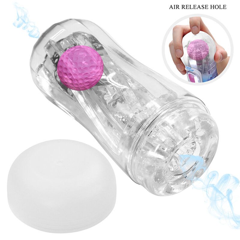 Pretty love - 360º textured masturbation cup clear 5