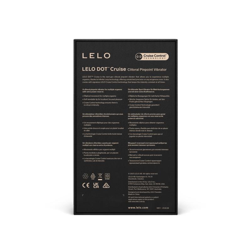 Lelo - Dot Cruise Clitoral Pinpoint Vibrator Peach Please 2