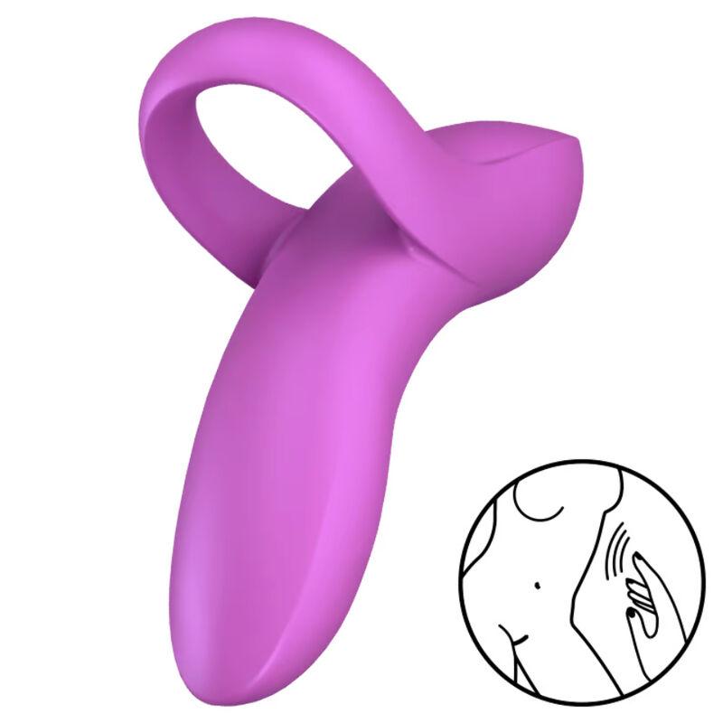 Satisfyer Boldlover Finger Vibrátor Pink - Prstový Vibrátor