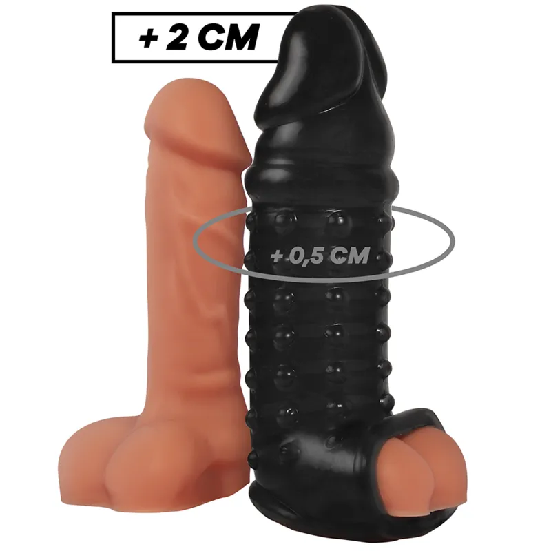 Virilxl Penis Extender Extra Comfort Sleeve V11 Black - Návlek Na Penis