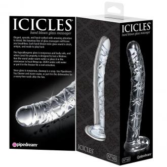 Icicles Number 60 Hand Blown Glass Massager