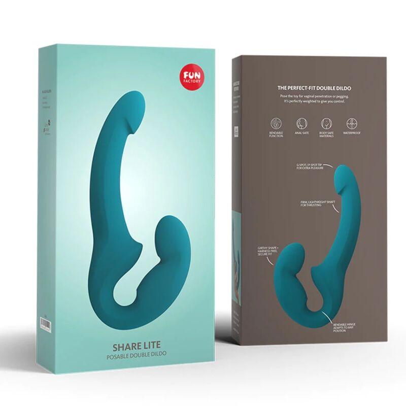 Fun Factory - Share Lite Double Dildo Deep Sea Blue 1