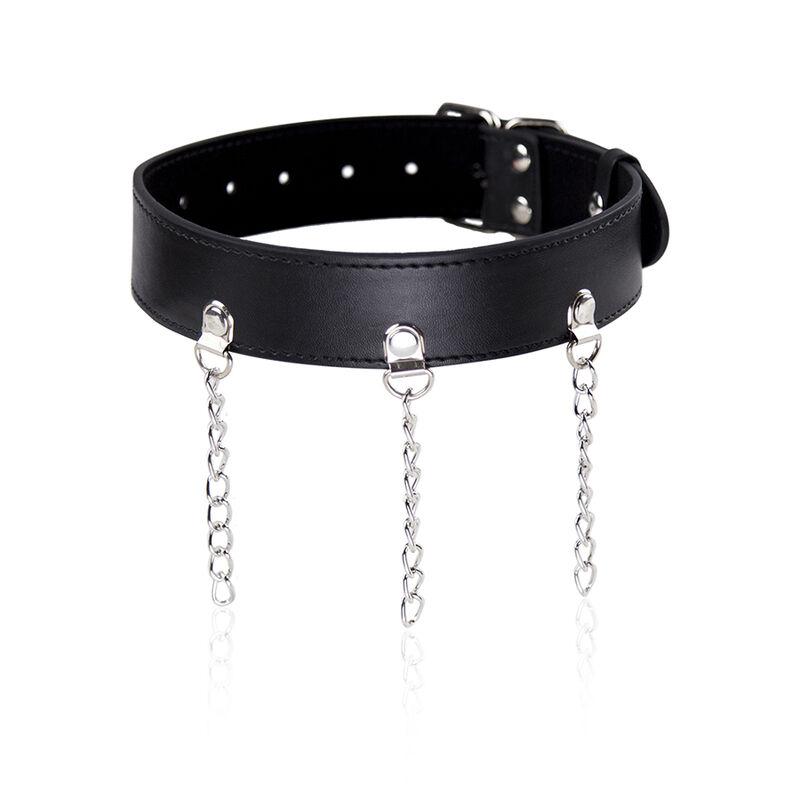 Ohmama Fetish Collar With Rings 2