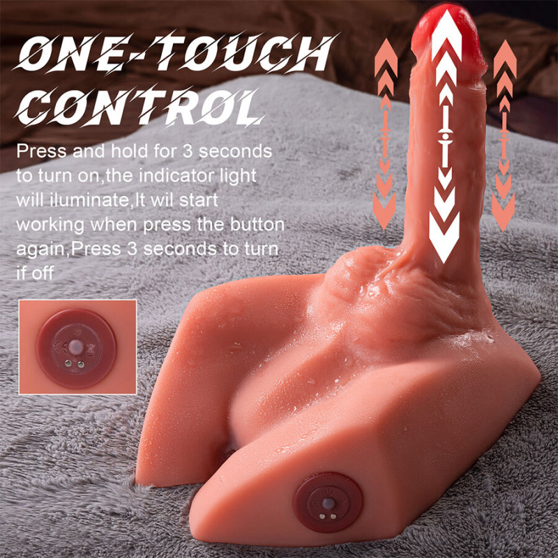 Xise - michael realistic dildo and anus masturbator with thrusting 15 cm 6