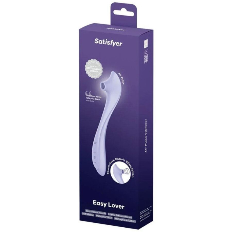 Satisfyer - easy lover vibrator & air pulse stimulator 4