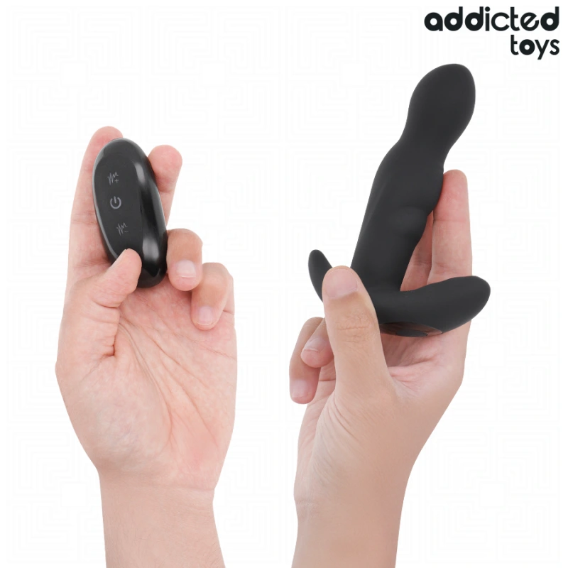 Addicted toys - rotating vibrating anal plug remote control 1